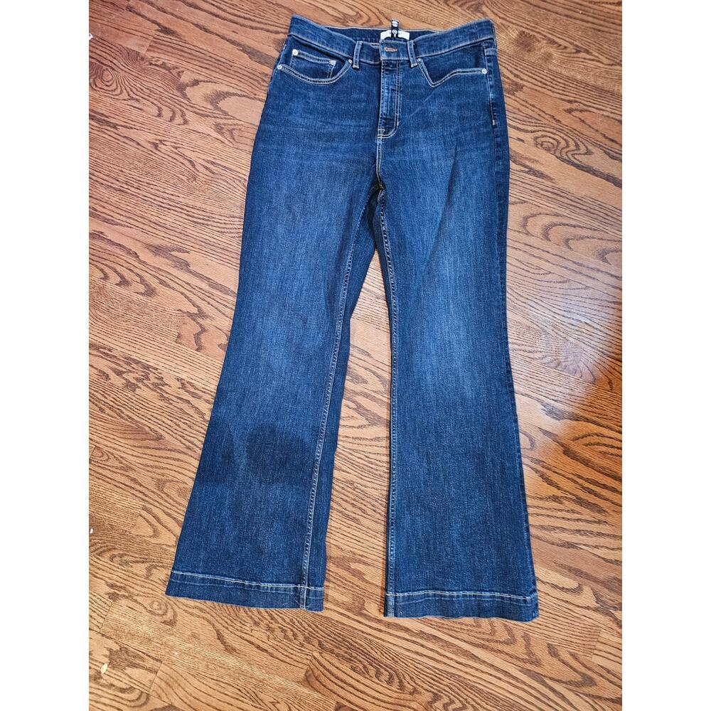 SPANXsculpt ReDefine High Rise Flare Jeans 16 Tummy Control Sculpting Denim nwot - Picture 3 of 7